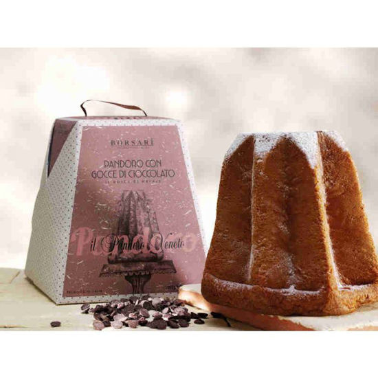 Obrázek Pandoro s kousky čokolády 1kg Borsari