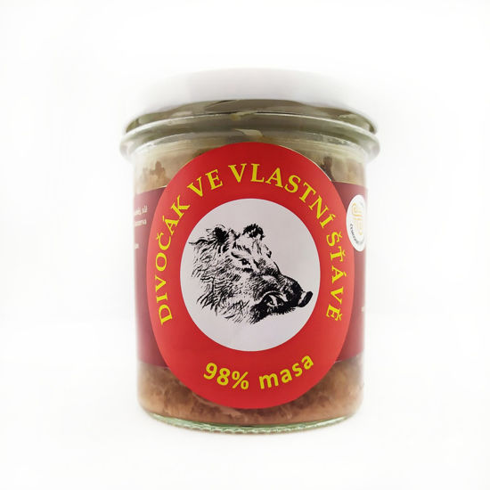 Obrázek Divočák ve vlastní šťávě 280g