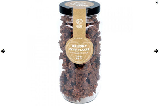 Obrázek Hrudky corn flakes Sweet Fiber 225g Chocotopia