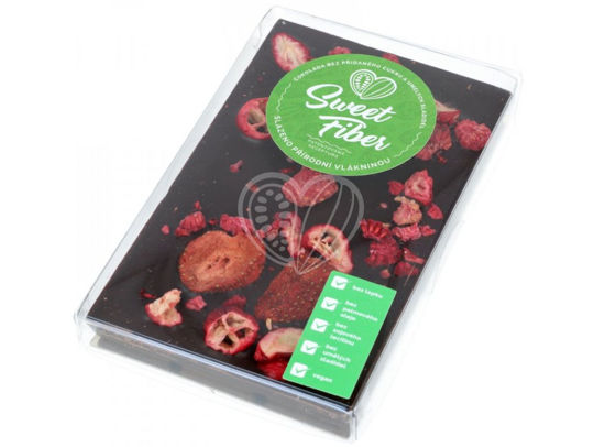 Obrázek Sweet Fiber lesní ovoce 100g Chocotopia