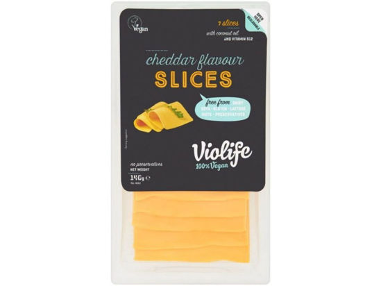 Obrázek Violife Cheddar plátky 140g
