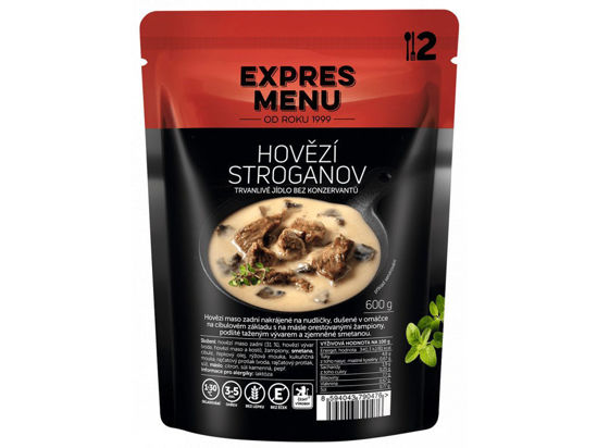 Obrázek Hovězí Stroganov 600g Expres Menu