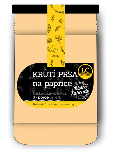 Obrázek Krůtí prsa na paprice Low Carb 700ml Bistrovky