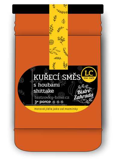 Obrázek Kuřecí směs s s houbami shiitake Low Carb 700ml Bistrovky