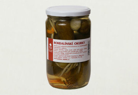 Obrázek Bohdalinské okurky  - řezy 680g Ježkův Statek