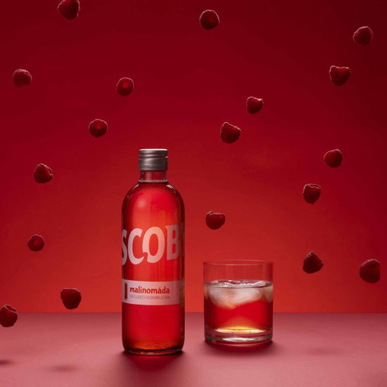 Obrázek Malinomáda 250ml SCOBY