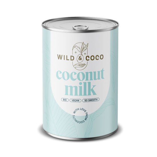 Obrázek Kokosové mléko BIO 400ml Wild and Coco
