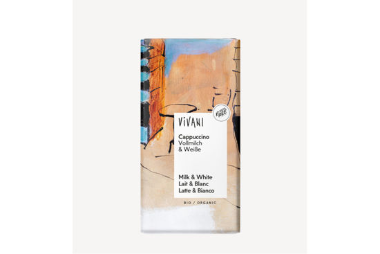 Obrázek Mléčná čokoláda cappuccino 100g Vivani