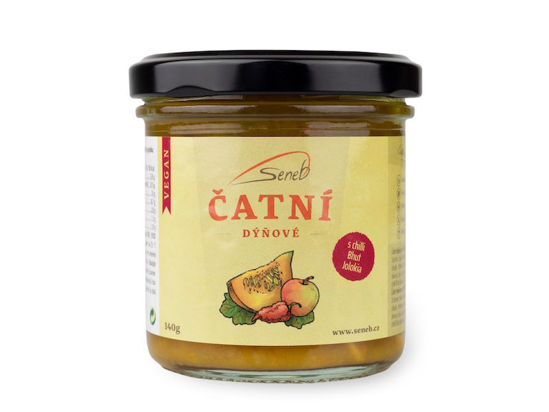 Obrázek Dýňové čatní s chilli Bhut Jolokia 140g Seneb