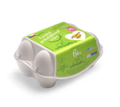 Obrázek Vejce XL 6ks podestýlková Kosičky