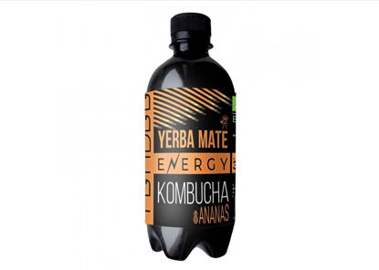 Obrázek BIO Yerbee Energy Drink ananas kombucha yerba mate 400ml