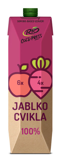 Obrázek RIO 100% šťáva Cold Press jablko-červená řepa 1L McCarter
