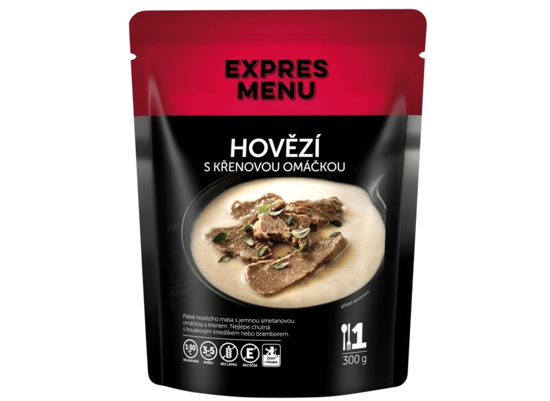 Obrázek Hovězí s křenovou omáčkou 300g Expres Menu