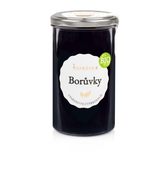 Obrázek BIO Borůvky džem výběrový 300g Šafránka
